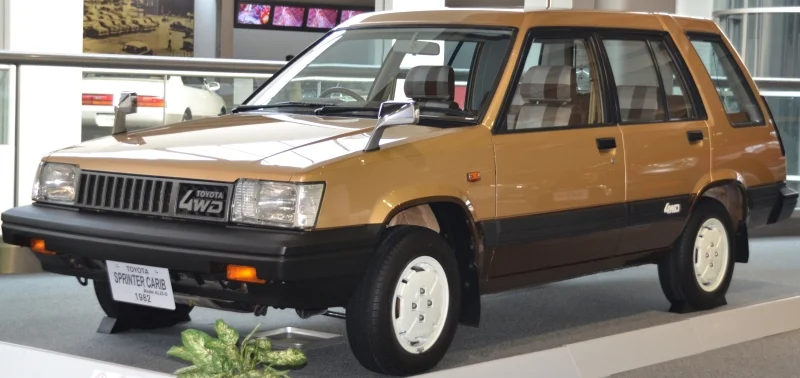 Toyota Sprinter Carib AL25 (1982–1987): Průkopník terénních kombíků
